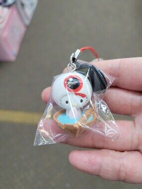 2009 Hello Kitty X GeGeGe No Kitaro Phone Charm Keychain